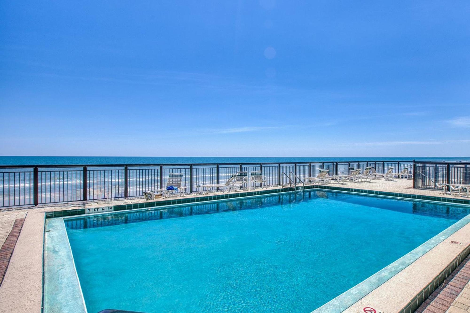 Ocean View With A Beachfront Pool At Ocean Trillium Condo ~ 702 نيو سميرنا بيتش المظهر الخارجي الصورة